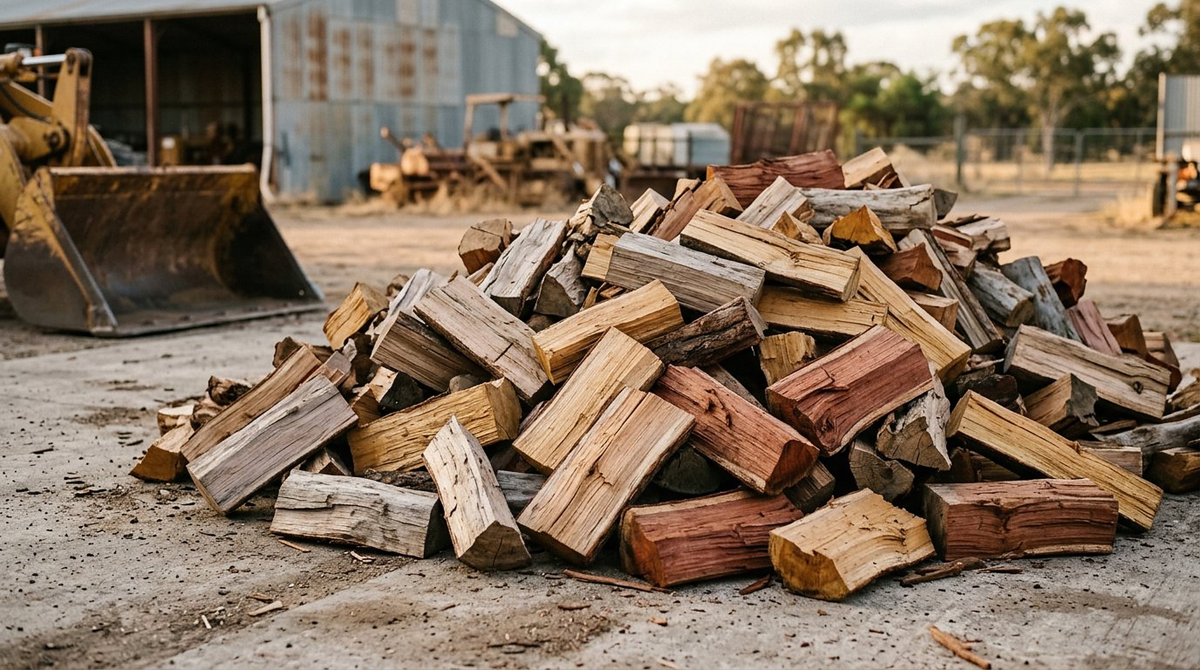 brown peppermint firewood – Seasoned Box Firewood – Perth Bulk Loads