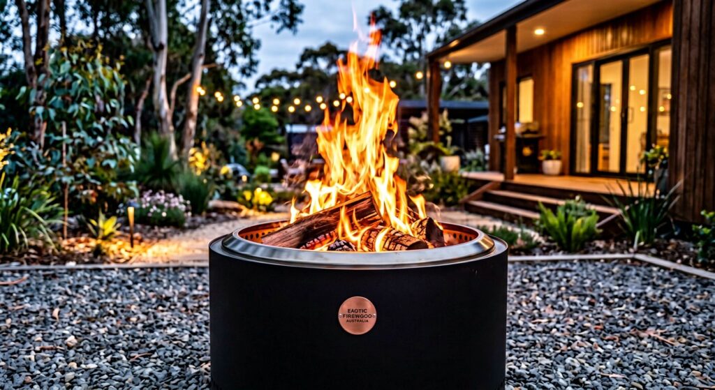 Low Smoke Steel Fire Pit 60Cm